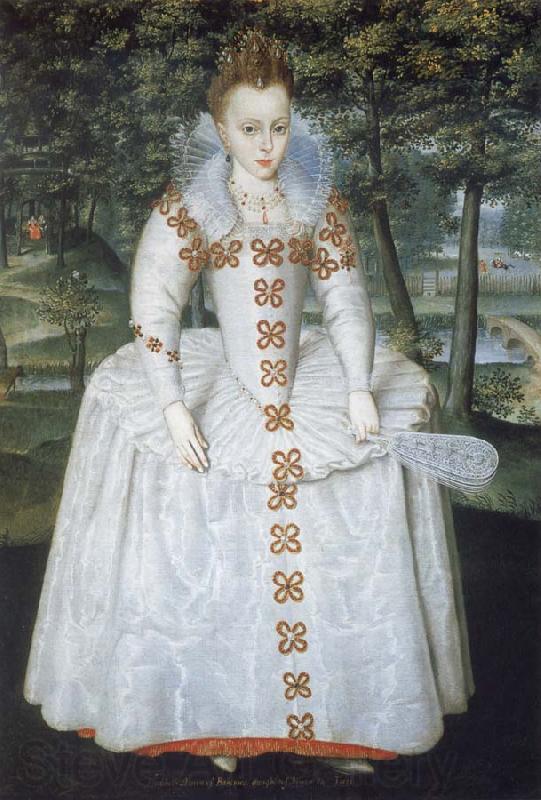 Robert Peake the Elder Elizabeth Queen of Bohemia Germany oil painting art